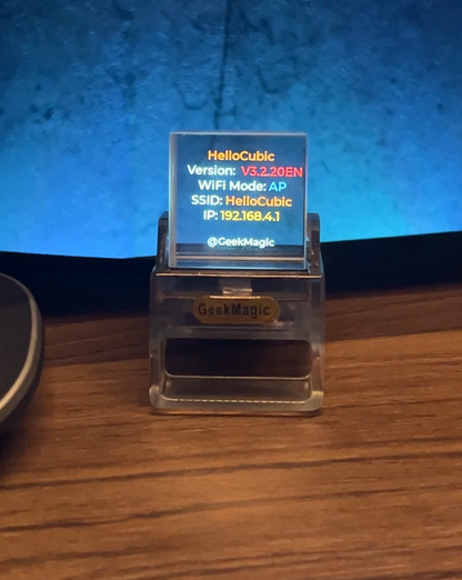 Hologram Smart Cube | Màn hình hiển thị tài sản số, thời tiết, đồng hồ, tiền số phong cách Hologram